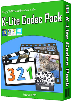 K-Lite Codec Pack 9.7.5 Mega/Full/Standard/Basic + x64 32/64-bit
