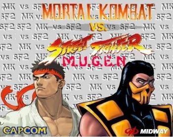 M.U.G.E.N Mortal Kombat vs Street Fighter