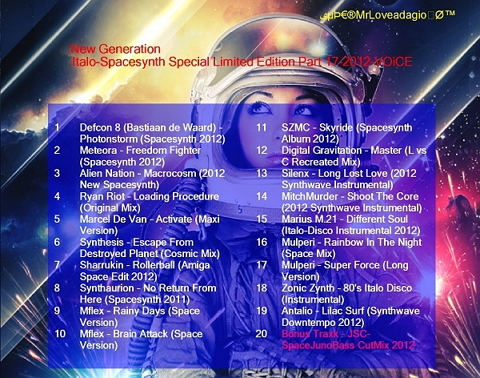 VA - New Generation Italo Spacesynth - Special Limited Edition 17 
