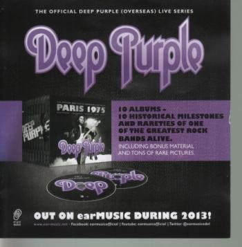 Deep Purple The Official Deep Purple Live Series Paris 1975 , Copenhagen 1972 (4CD)