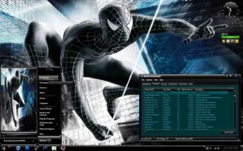 Тема для Windows 7 в стиле Spider Dark / Theme for Windows 7
