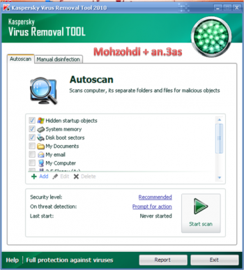 Kaspersky Virus Removal Tool 9.0.0.722
