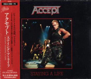 Accept - Staying A Life (Japan 1st Press)
