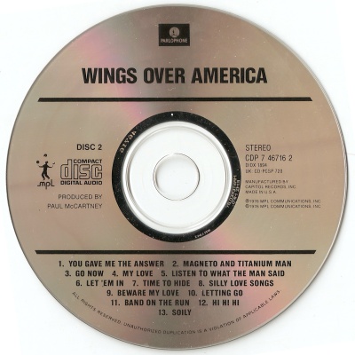 Wings - Wings Over America 
