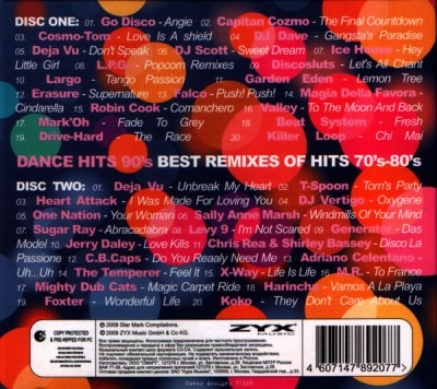 VA - Dance Hits 90's - Best Remixes Of Hits 70's-80's 