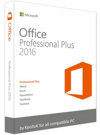 Microsoft Office 2016 Professional Plus + Visio Pro + Project Pro 16.0.4498.1000 RePack by KpoJIuK
