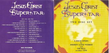 Рок опера Jesus Christ Superstar в постановке Эндрю Ллойд-Уэббера и Тима Райса на 2 CD. (1970)