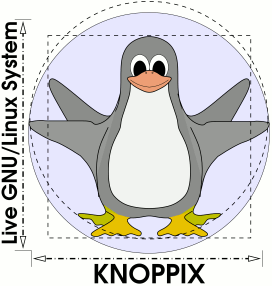 Linux knoppix 5.3.1 live DVD (2008)