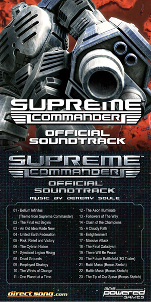 Soundtrack Supreme Commander