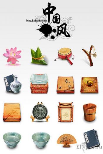 Иконки в китайском стиле