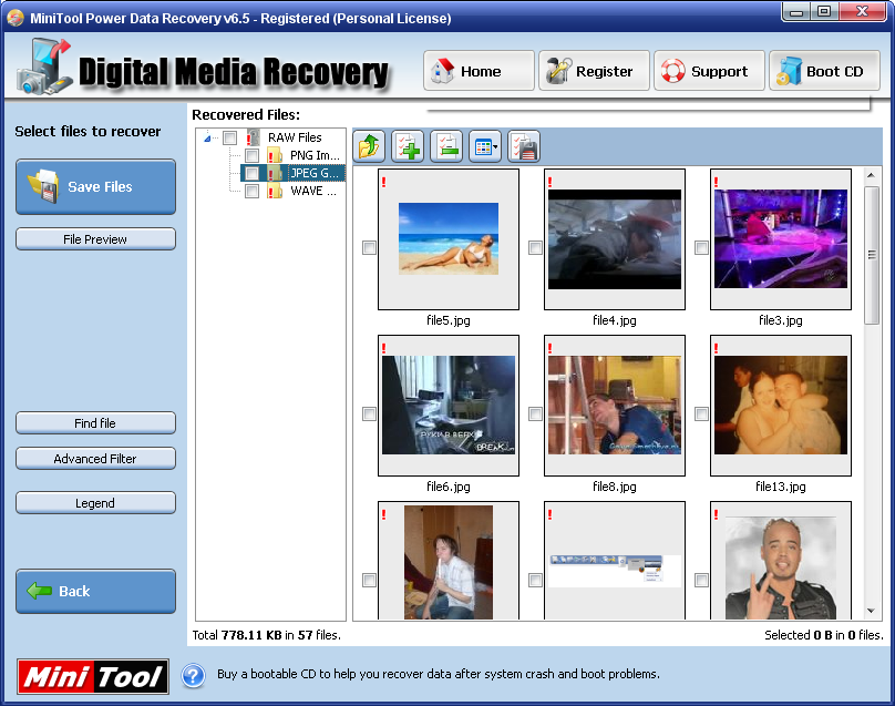 minitool data recovery 6.5