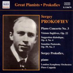 Прокофьев - Piano Concerto no. 3, piano pieces