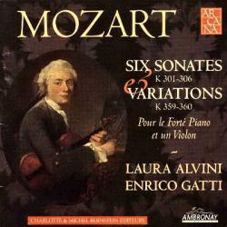 Mozart - Six Sonatas K 301-306 Variations K 359-360 for violin and piano