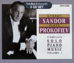 Сергей Прокофьев: Собрание сочинений для фортепиано Vol. I / Gyorgy Sandor Plays Prokofiev: Complete Solo Piano music Vol. I