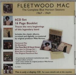 Fleetwood Mac - The Complete Blue Horizon Sessions 1967-1969 (Box set 6CD)