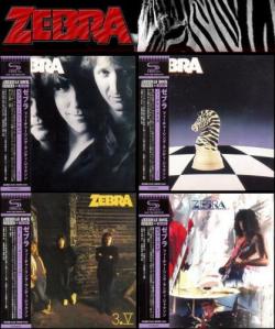 Zebra - 4 Albums Mini LP SHM-CD 1983-90