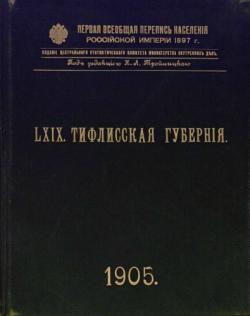 Книги по истории Тифлисской губернии РИ