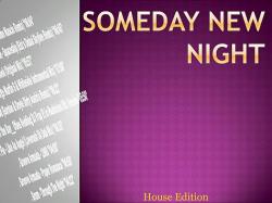 VA - Someday New Night