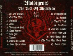 Motorhead - Motoryears: The Best Of Motorhead 1977-1987
