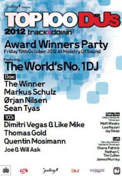 VA - Top 100 Djs Awards Party, Live at London