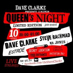 Dave Clarke, Steve Rachmad, Estroe and Mr Jones - Queens Night Pre-Party Amsterdam Studio