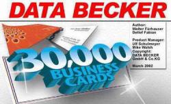 30.000 визитных и рекламных карточек от DATA BECKER (2007)