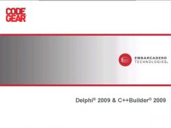 Delphi 2009  C++ Builder 2009