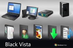 Black Vista Icons