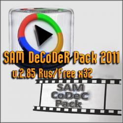 SAM DeCoDeR Pack 2011 2.85