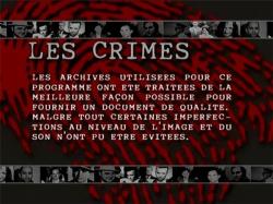  : . . . .  / Les crimes VO