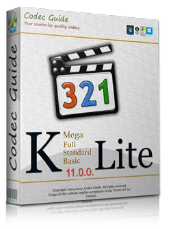 K-Lite Codec Pack 11.0.0 Mega/Full/Standard/Basic + Update