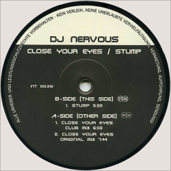 DJ Nervous Close Your Eyes / Stump (Vinyl, 12 )